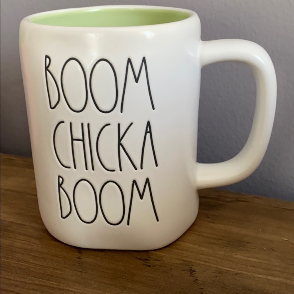 Rae Dunn Boom Chicka Boom Mug